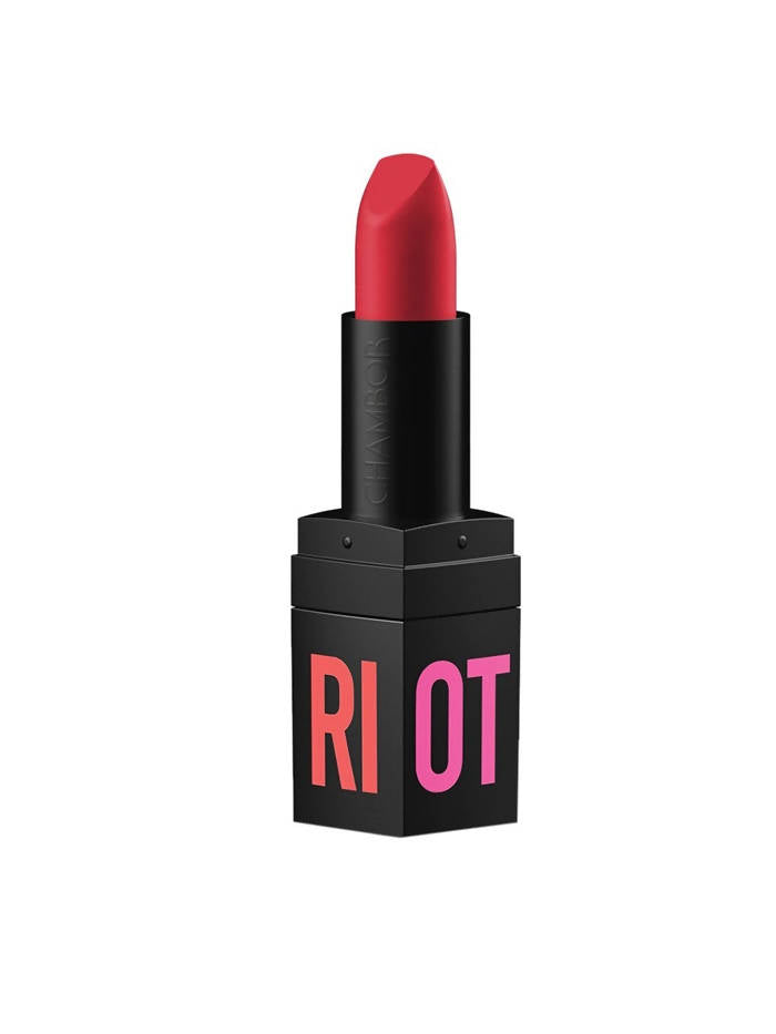Chambor Red Matte Riot Rocket Rouge Lipstick 201 - Distacart