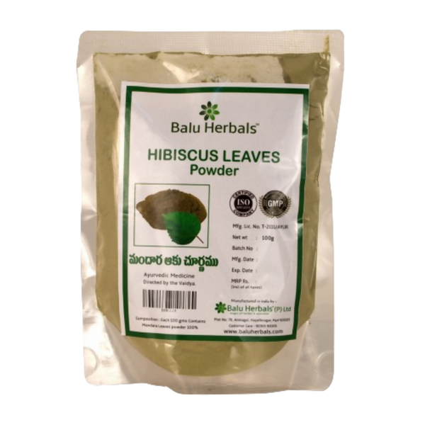 Balu Herbals Hibiscus (Mandara) Leaves Powder - Distacart
