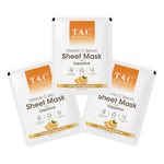 Thumbnail for TAC - The Ayurveda Co. Vitamin C Serum Sheet Mask | Natural Skin Brightness - Distacart