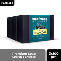 Thumbnail for Medimade Wellness Activated Charcoal Premium Soap