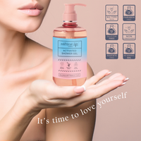 Thumbnail for Natural Vibes Deep Cleanse & Exfoliating Routine - Shower Gel Body Wash & Scrubbing Glove - Distacart