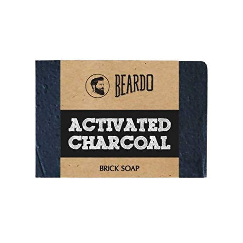 Beardo Activated Charcoal Brick Soap - Distacart