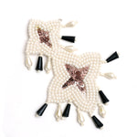 Thumbnail for Mominos Fashion Johar Kamal Handicraft Gold/Off White Pearls Necklace with Earrings For Women - Distacart