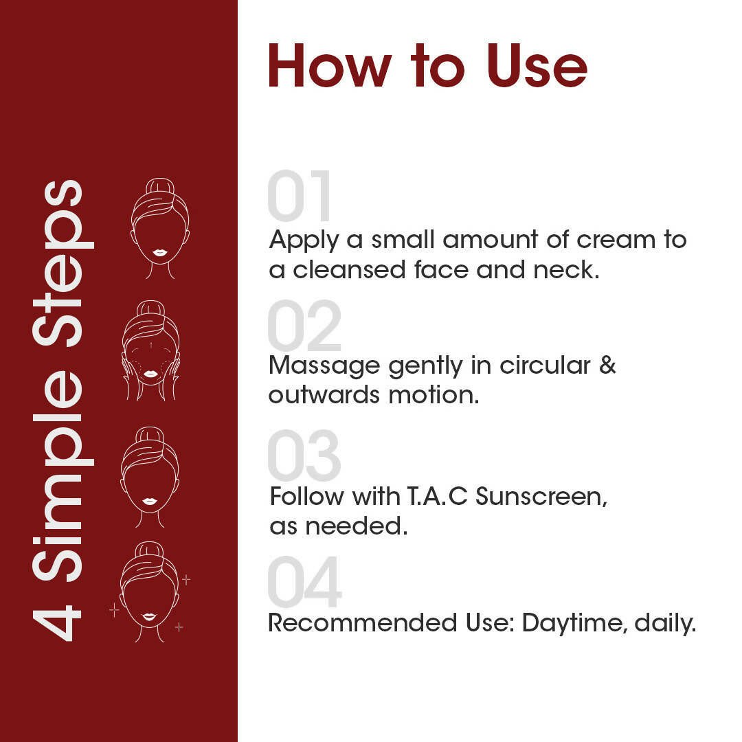 TAC - The Ayurveda Co. Kumkumadi Day Cream for Glowing Skin with SPF 20 - Distacart