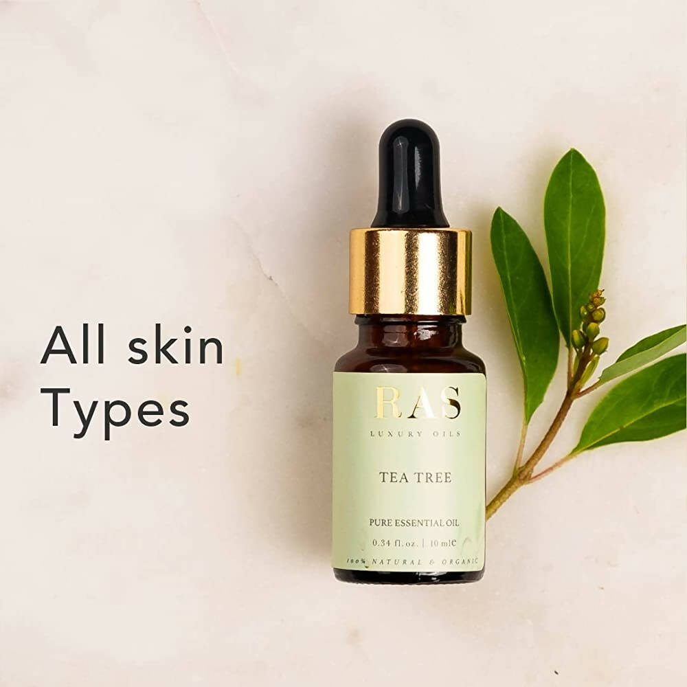 Ras Luxury Oils Tea Tree Pure Essential Oil - Distacart