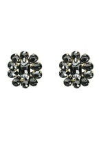 Thumbnail for Mominos Fashion Joharkamal Gold-Plated Brass Finish Stone Choker For Women & Girls (Grey) - Distacart