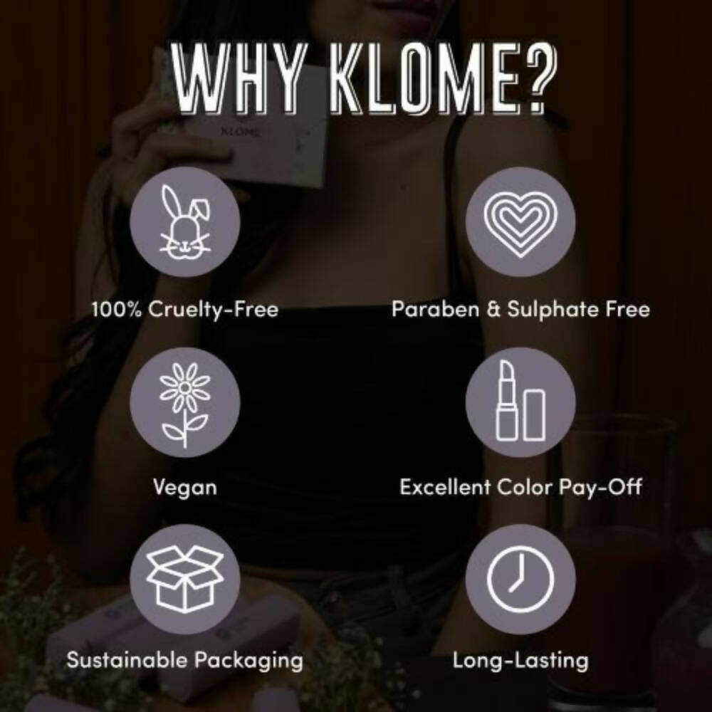 Klome Essentials Vegan Lipstick-Mini Cinnamon (Pale brown) - Distacart