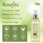 Thumbnail for Vedic Naturals Virgin Coconut Hair Oil With Vitamin-E - Distacart