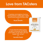 Thumbnail for TAC - The Ayurveda Co. Vitamin C Serum Sheet Mask | Natural Skin Brightness - Distacart