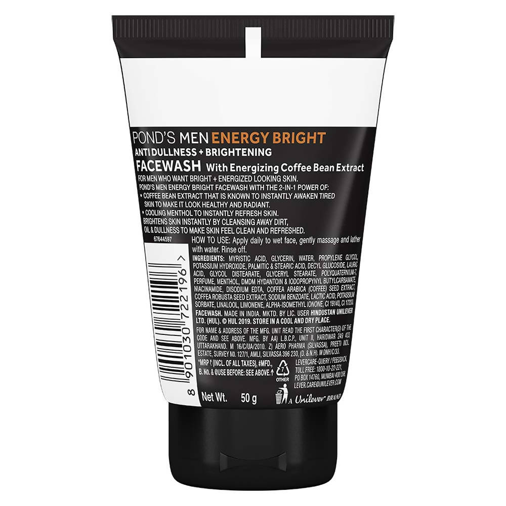 Ponds Men Energy Bright Facewash - Distacart