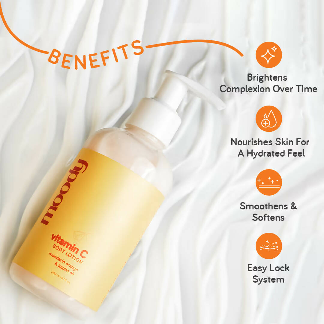 Moody Vitamin C Body Lotion with Mandarin Orange & Jojoba Oil - Distacart