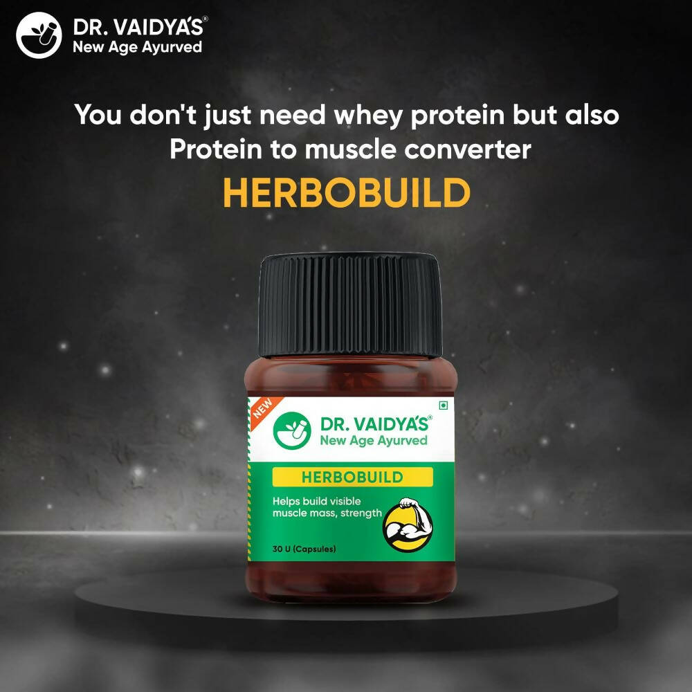 Dr. Vaidya's Herbobuild Capsules - Distacart