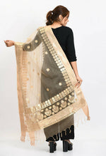 Thumbnail for Mominos Fashion Moeza Women Organza Gotta Patti Bridal Dupatta Golden Dupatta - Distacart