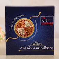 Thumbnail for Set of 3 Pearl Rakhi & Dry Fruits Jars