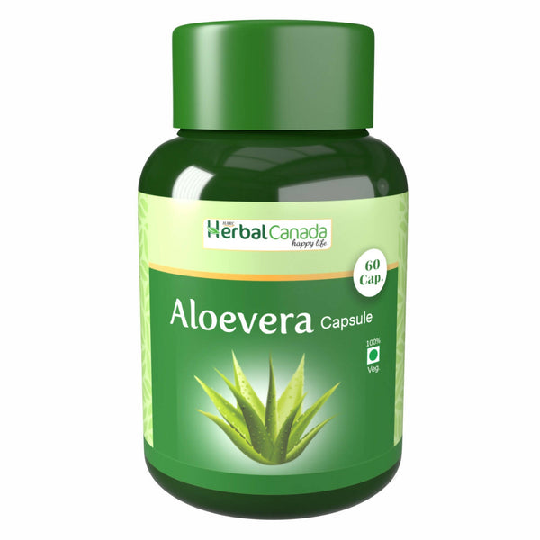 Herbal Canada Aloe Vera Capsules - Distacart