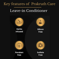 Thumbnail for Prakruth Ayurvedic Premium Herbal High Porosity Leave-in Conditioner - Distacart