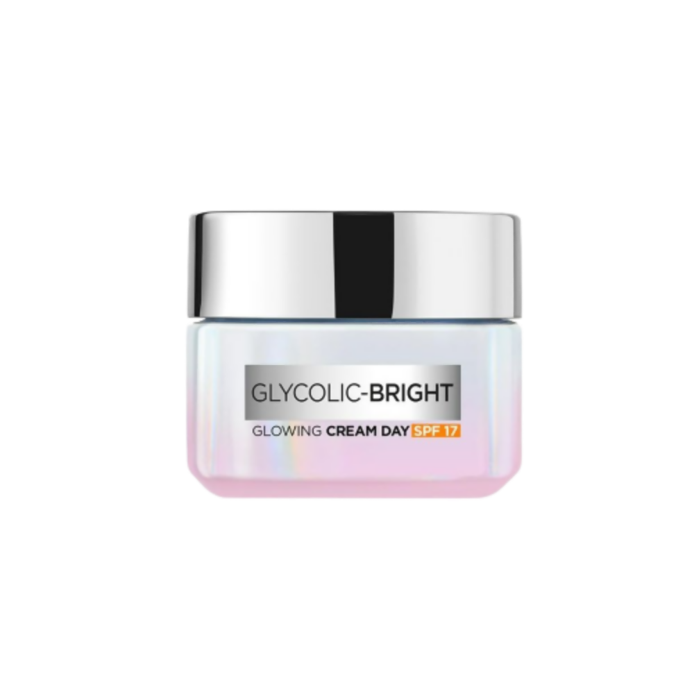 L'Oreal Paris Glycolic Bright Day Cream With SPF 17 - Distacart