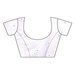 Thumbnail for Vamika Zoya Silk EmbroideredWhite Blouse