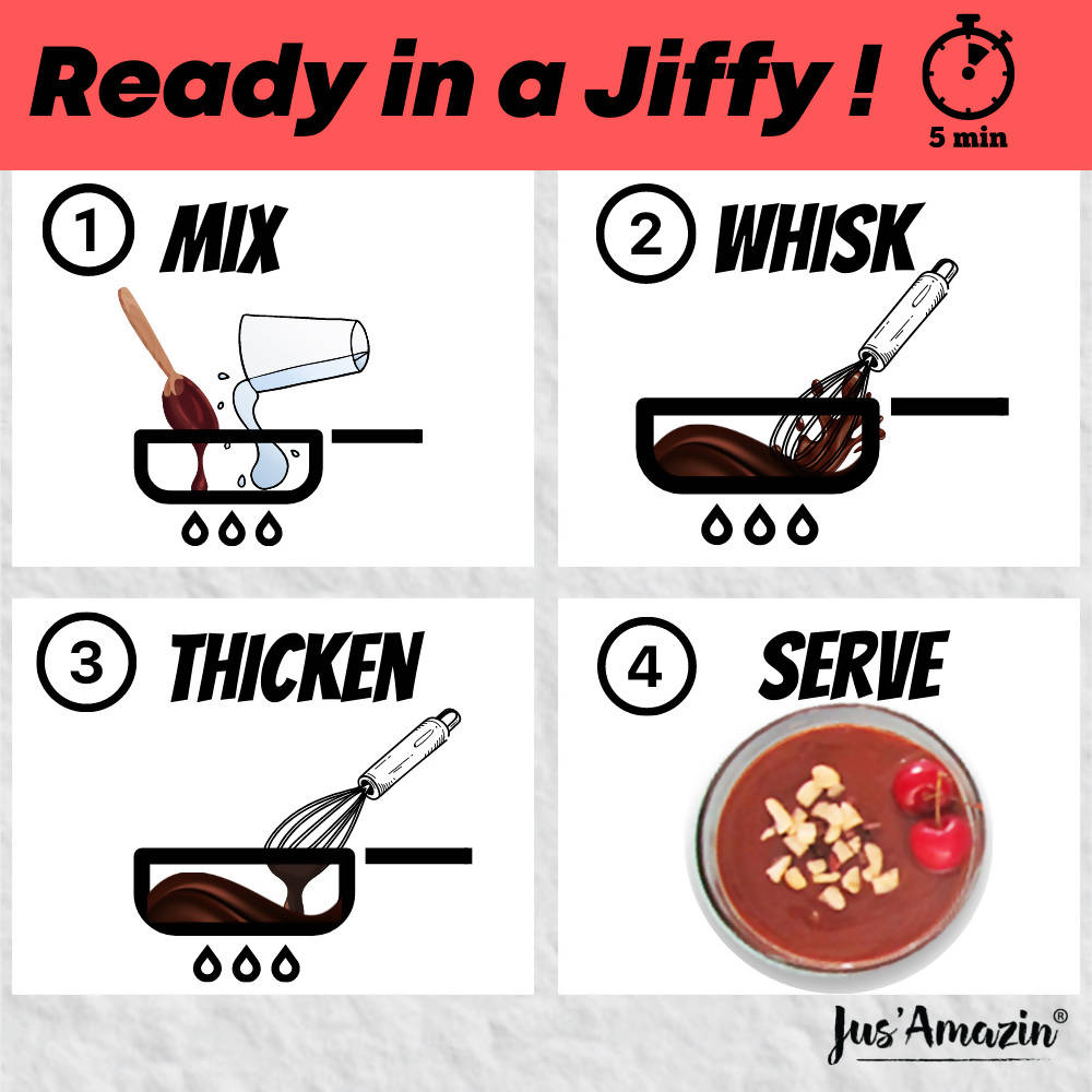 Jus Amazin 5-Minute Chocolate Mousse - Distacart