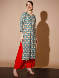 Thumbnail for Myshka Women Multi Printed Kurtas - Distacart