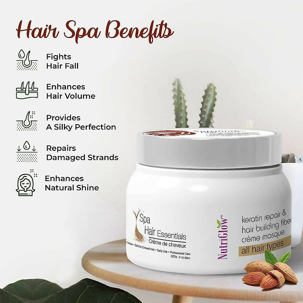 NutriGlow Hair Spa Cream with Keratin Repair Formula - Distacart