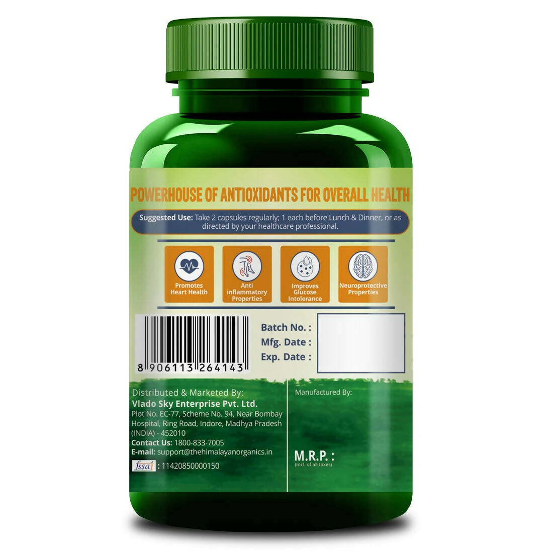 Himalayan Organics Super Antioxidant Capsules - Distacart