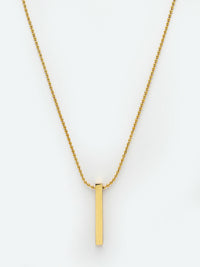 Thumbnail for NVR Men Gold Plated Geomatric Pendent With Chain - Distacart