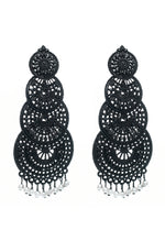 Thumbnail for Mominos Fashion Johar Kamal Women's Latest Design Black Color Earrings - Distacart