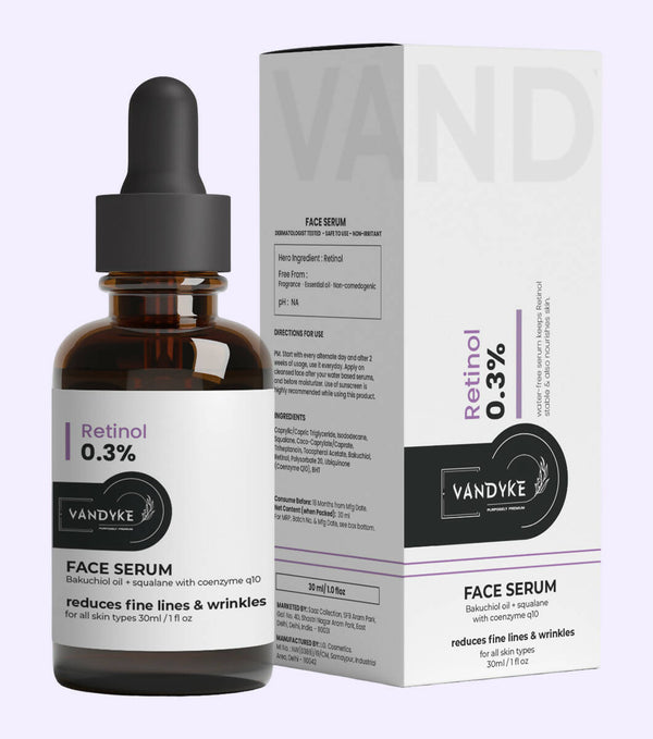 Vandyke Retinol 0.3% Face Serum - Distacart