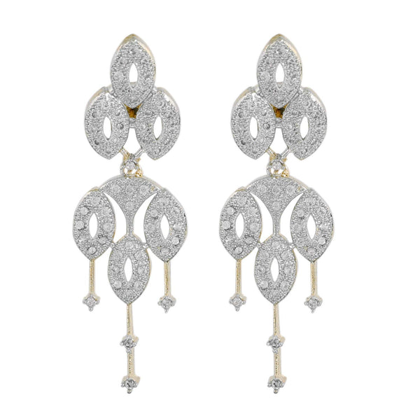 Rhodium-Plated Alloy Designer Ad Choker Necklace Set - The Pari - Distacart