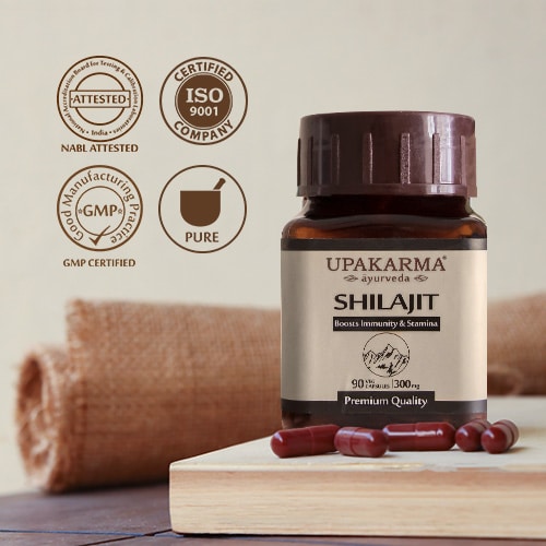 Upakarma Ayurveda Shilajit Capsules - Distacart