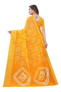 Thumbnail for Vamika Stylish Orange Linen Jari Border Saree (RADHIKA ORANGE) - Distacart