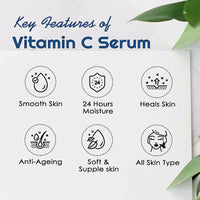Thumbnail for NutriGlow Advanced Organics Vitamin C Serum For Face - Distacart