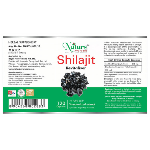 Naturz Ayurveda SJ Capsules - Distacart