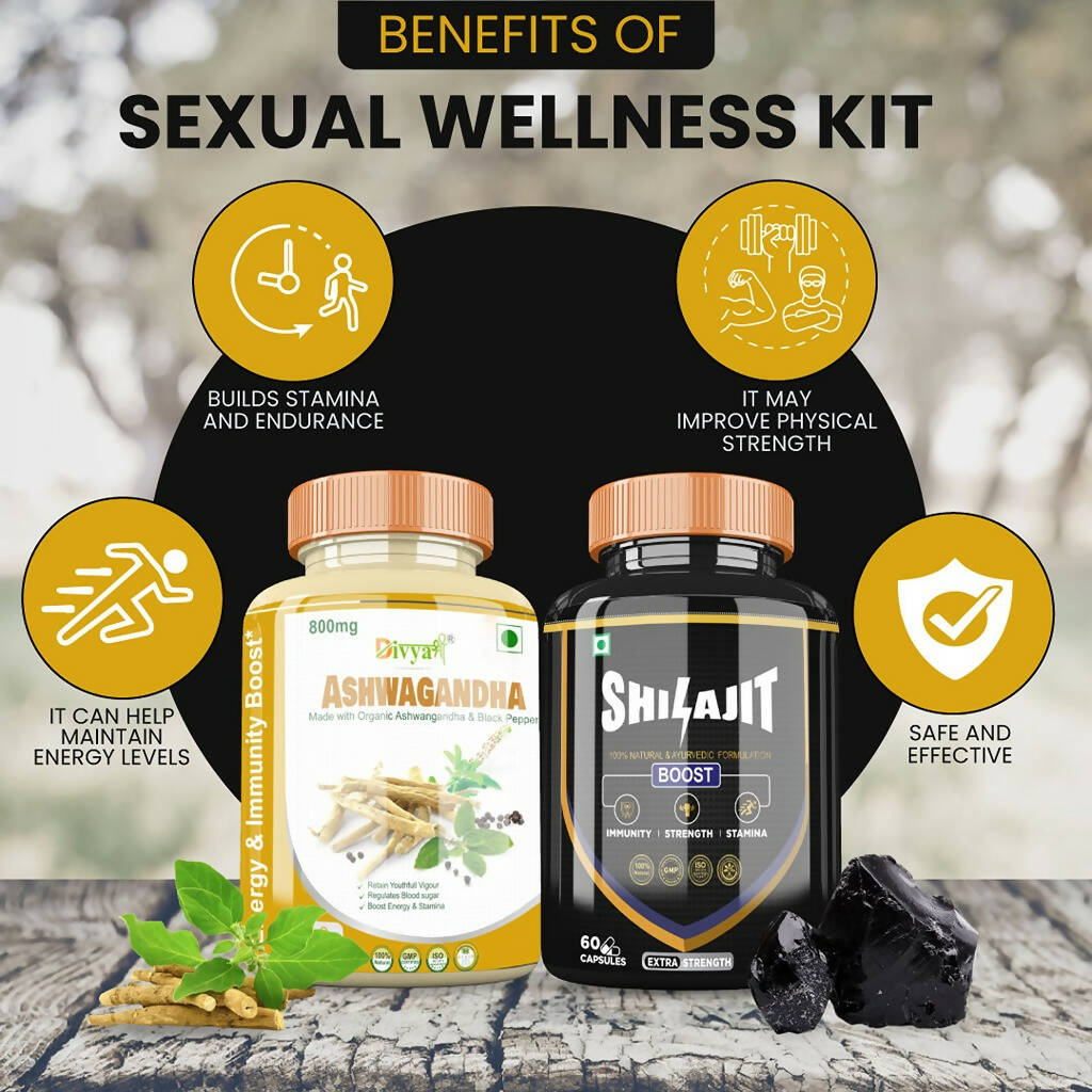 Divya Shree SJ Capsule and Ashwagnadha Capsule Combo - Distacart