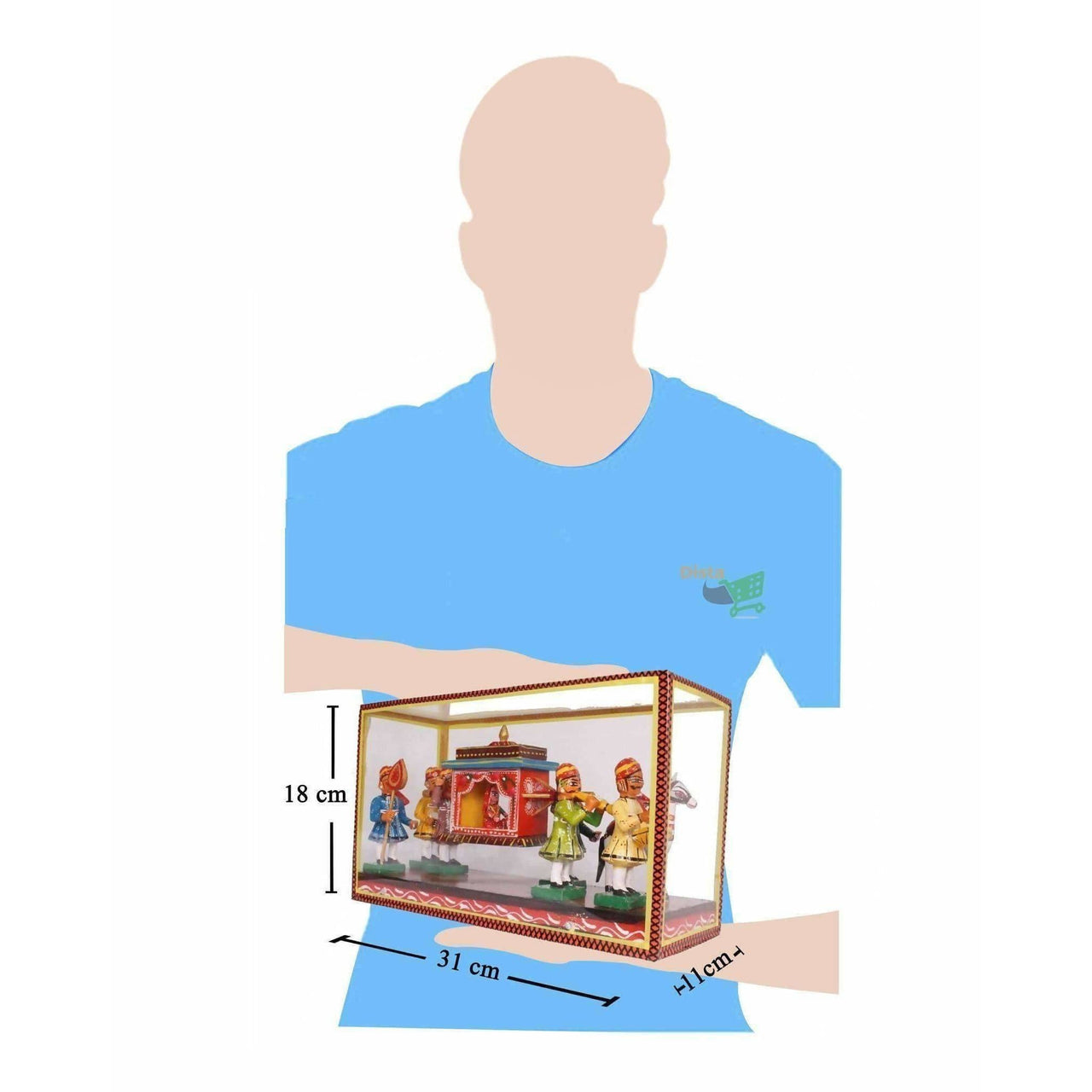 Kondapalli Meena Set With Frame - Distacart
