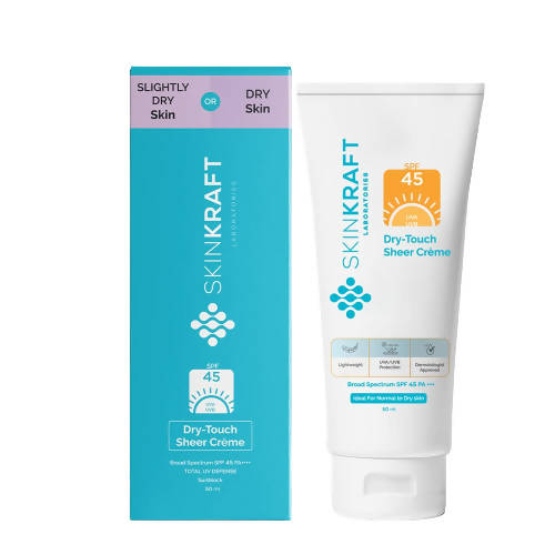 SkinKraft Dry-Touch Sheer Creme Sunscreen - Distacart