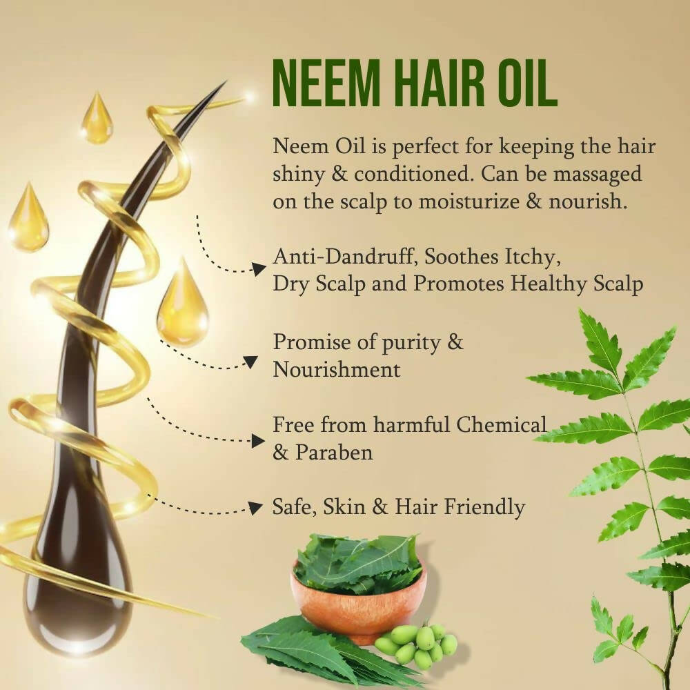Old Tree Neem Hair Oil for Dandruff & Scalp Care - Distacart