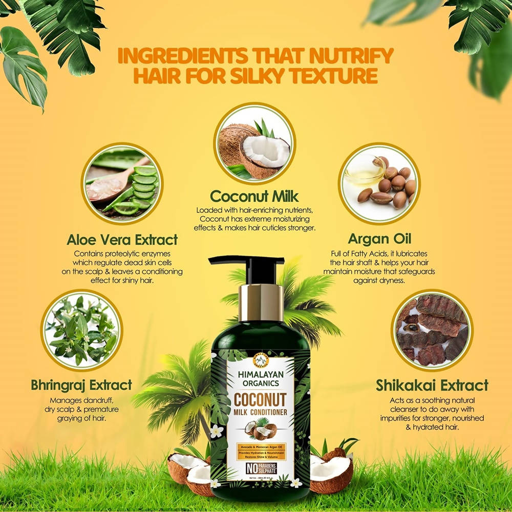 Himalayan Organics Coconut Milk Conditioner - Distacart