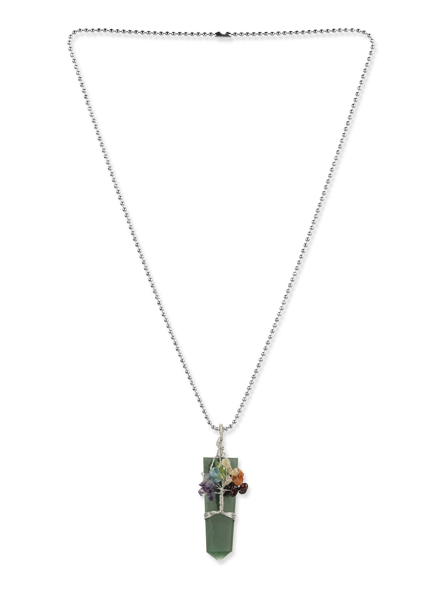 Women's Silver-Plated Necklace - Ruby Raang - Distacart