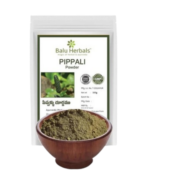 Balu Herbals Long Pepper (Pippali) Powder - Distacart