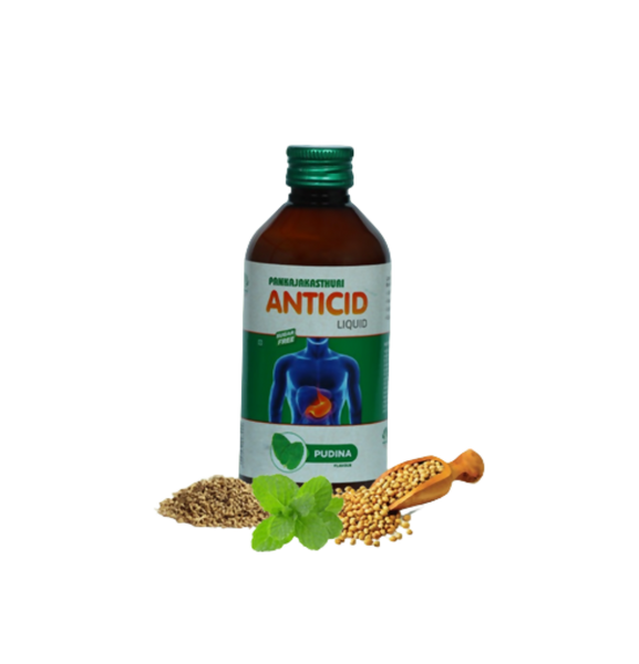 Pankajakasthuri Anticid Liquid Pudina - Distacart