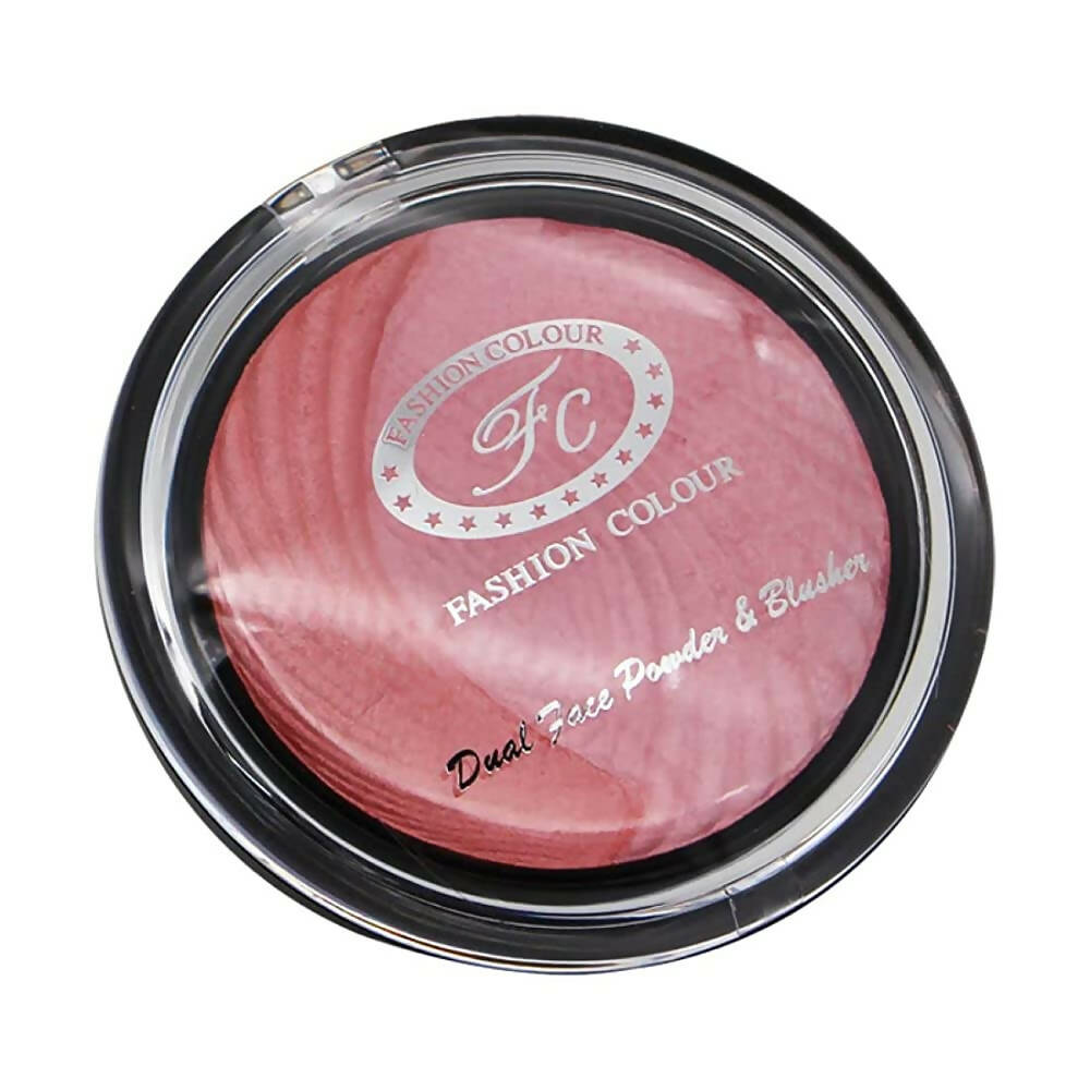 Fashion Colour Dual Face Powder and Blusher-Shade 02 (Indian Fair) - Distacart