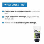 Thumbnail for Ustraa Acne Control With Neem Charcoal Face Wash For Men