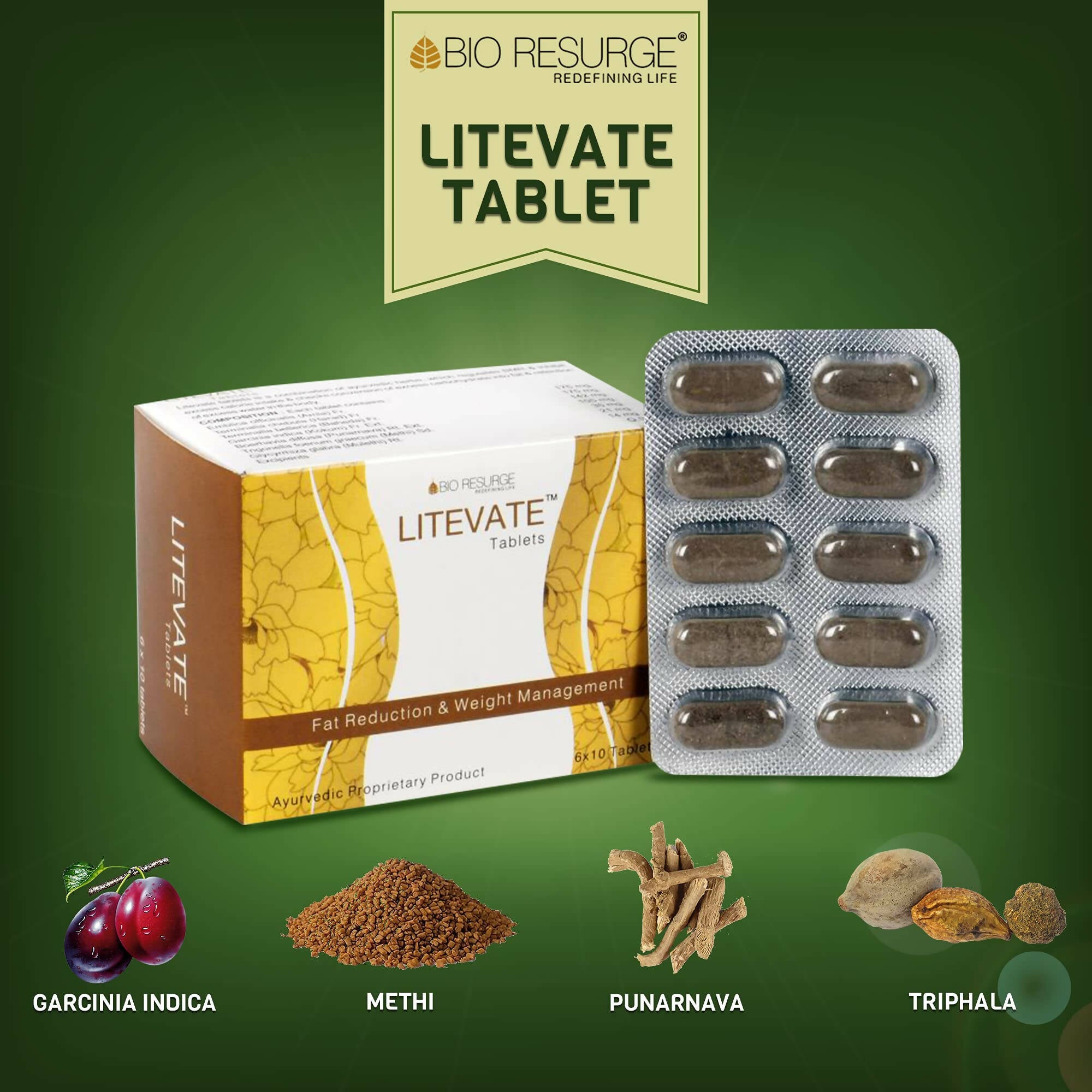 Bio Resurge Life Litevate Tablets - Distacart