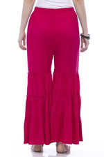 Thumbnail for Mominos Fashion Reyon Cotton Magenta Palazzo - Distacart