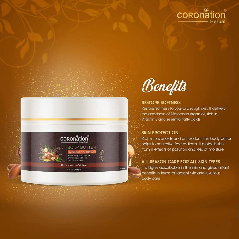 Coronation Herbal Moroccan Argan Oil Body Butter - Distacart