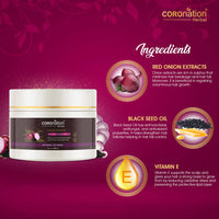 Thumbnail for Coronation Herbal Red Onion & Black Seed Oil Hair Mask - Distacart