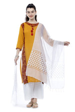 Thumbnail for Mominos Fashion Off White Buta Cut Dupatta