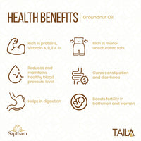 Thumbnail for Saptham Taila Groundnut Oil - Distacart